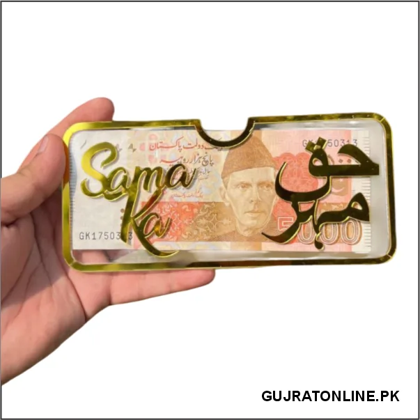 Acrylic Envelopes Design for Happy Birthday Marriage Anniversary Haq Mehar
