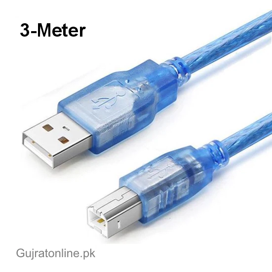 Printer Cable Premium Quality 3 meter || gujratonline.pk