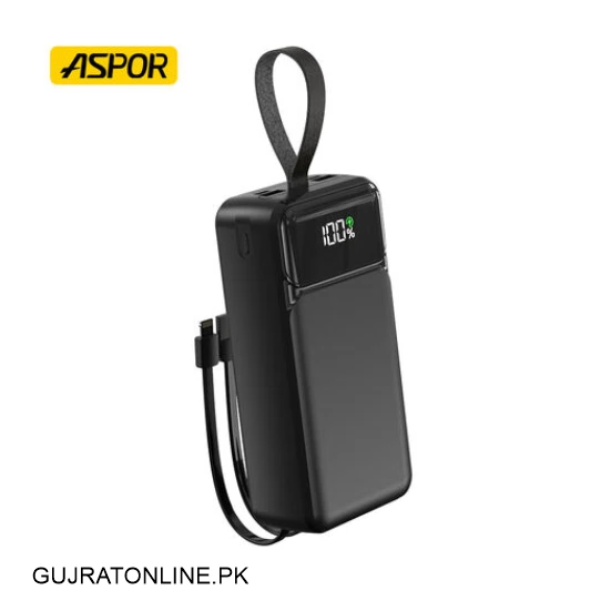 Aspor 30000 MAH Fast Charging Power Bank || gujratonline.pk