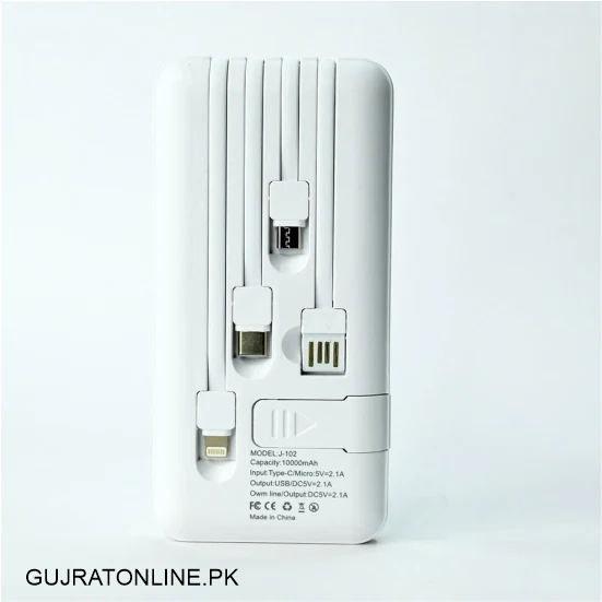 J Cell 10000 MAH Power Bank J-102