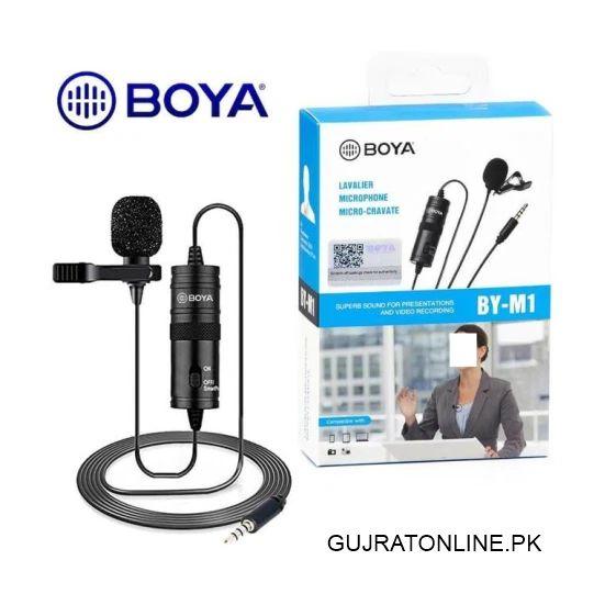 Boya By-M1 Premium Quality Mic For Tiktok, Youtube Recording